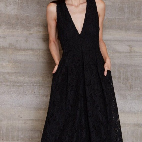 Rachel Comey Pants - Rachel Comey Rhoads Black Lace Jumpsuit